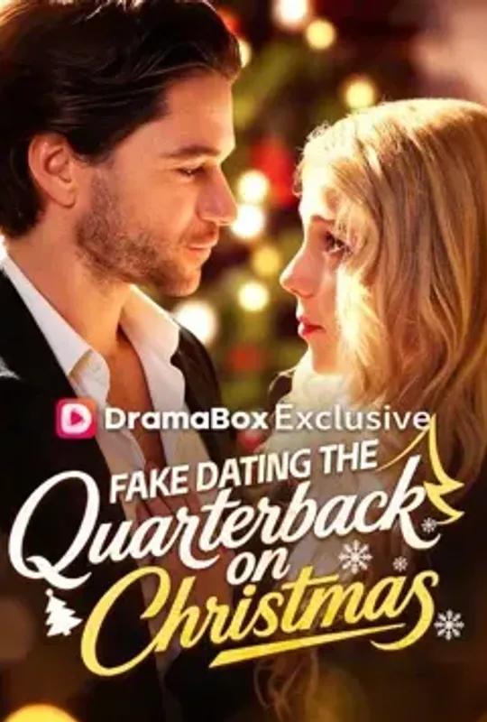 Fake Dating The Quarterback on Christmas poster